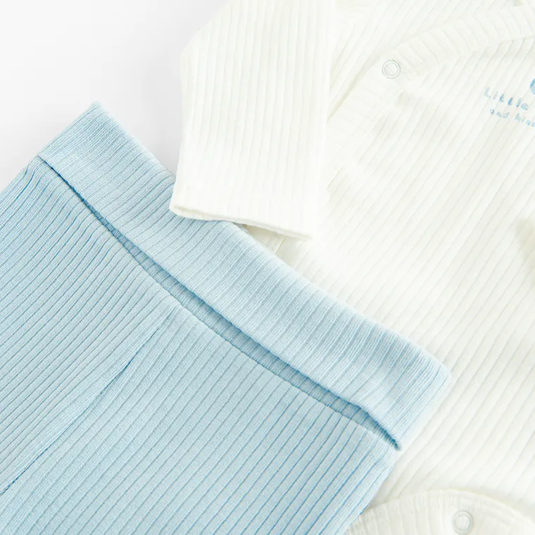 Cool Club, Komplet niemowlęcy, Body z długim rękawem, Półśpiochy, Czapka