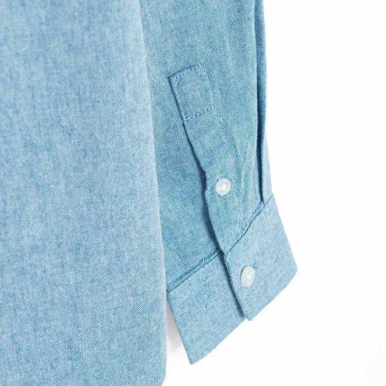 Cool Club, Koszula chłopięca z długim rękawem, regular, niebieska