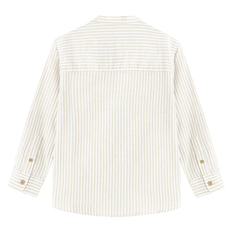 Cool Club, Koszula chłopięca z długim rękawem, z lnem, regular, mix