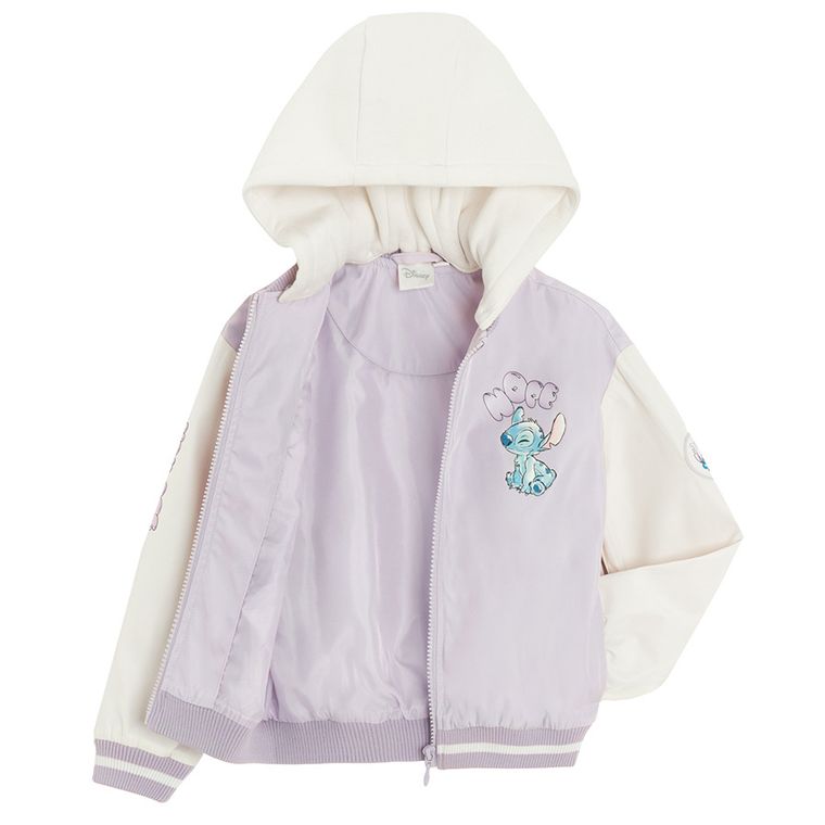 Cool Club, Kurtka bejsbolówka dziewczęca z kapturem, mix, Lilo i Stitch