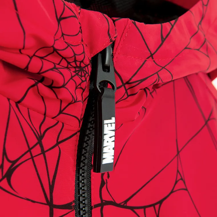 Cool Club, Kurtka chłopięca z kapturem, czerwona, Spider-Man