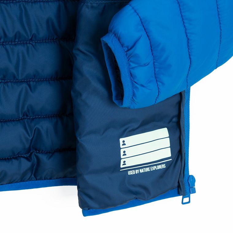 Cool Club, Kurtka chłopięca z kapturem, niebieska