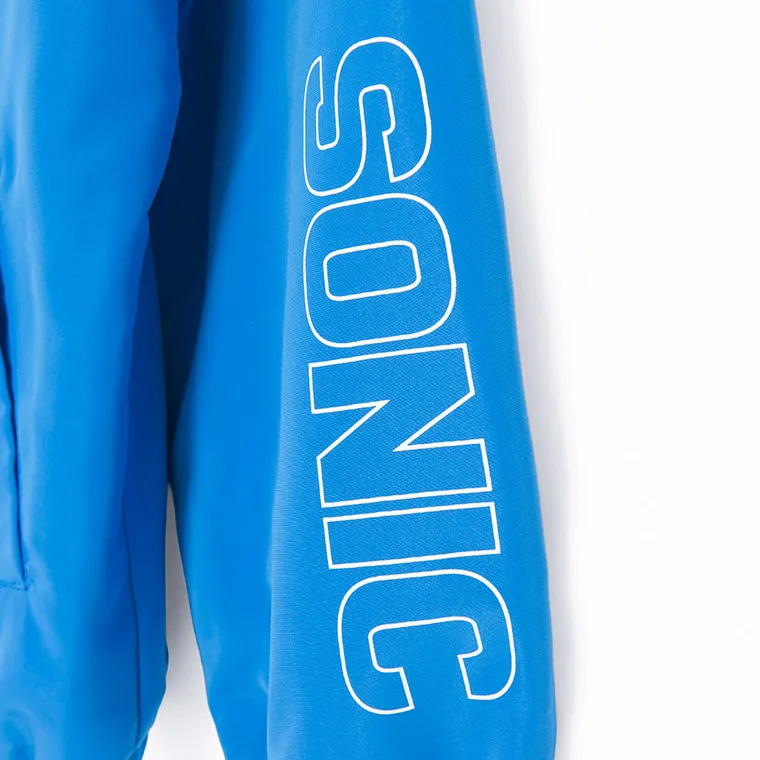 Cool Club, Kurtka chłopięca z kapturem, niebieska, Sonic the Hedgehog