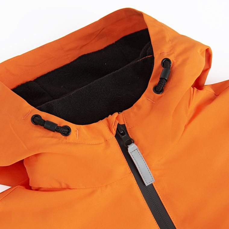 Cool Club, Kurtka chłopięca z kapturem, pomarańczowa