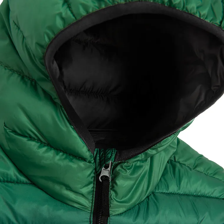 Cool Club, Kurtka chłopięca z kapturem, zielono-czarna