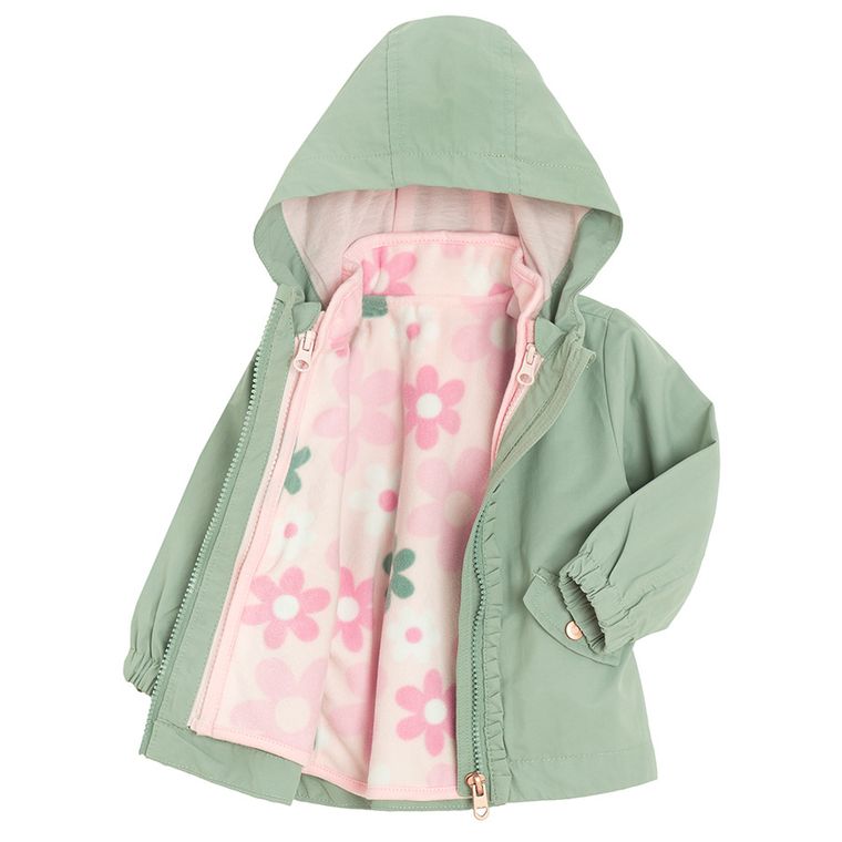 Cool Club, Kurtka dziewczęca z kapturem, 3w1, Bluza rozpinana, polarowa, mix