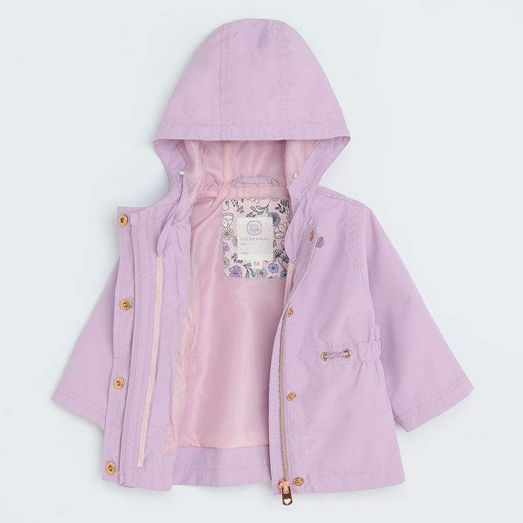 Cool Club, Kurtka dziewczęca z kapturem, 3w1, fioletowo-różowa