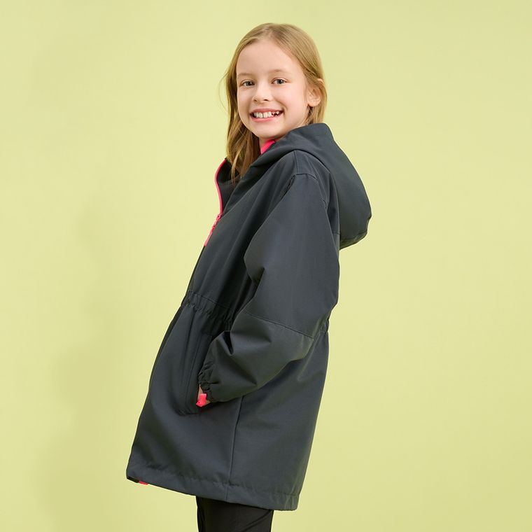 Cool Club, Kurtka dziewczęca z kapturem, czarna
