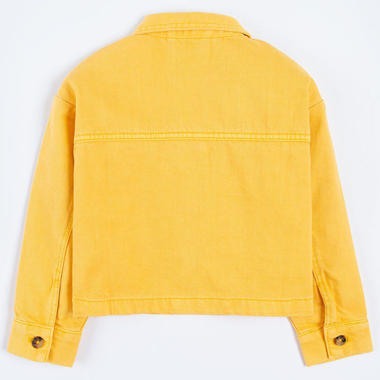 Cool Club, Kurtka jeansowa dziewczęca, żółta