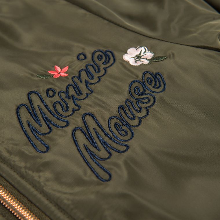 Cool Club, Kurtka jesienna dziewczęca, zielona, bomberka, Myszka Minnie