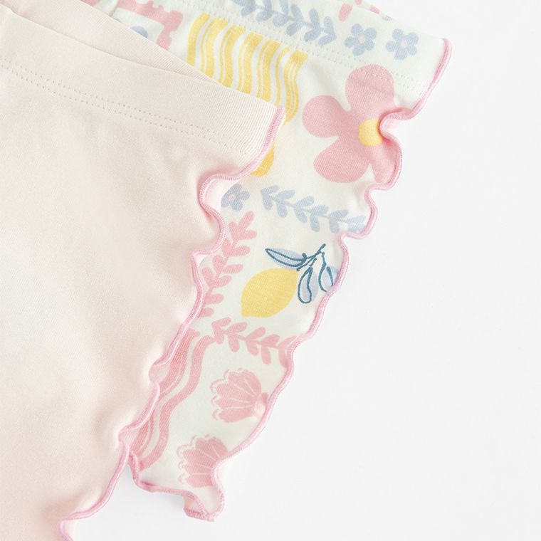 Cool Club, Legginsy dziewczęce, kolarki, mix, zestaw, 2 szt.