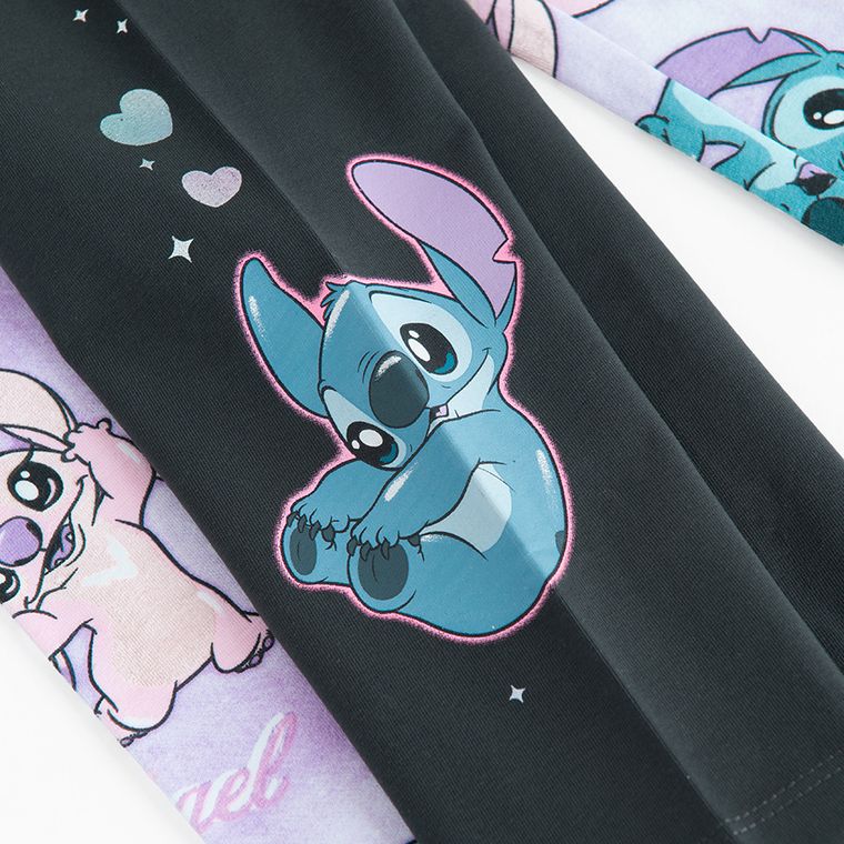 Cool Club, Legginsy dziewczęce, mix, zestaw, 2 szt., Lilo i Stitch