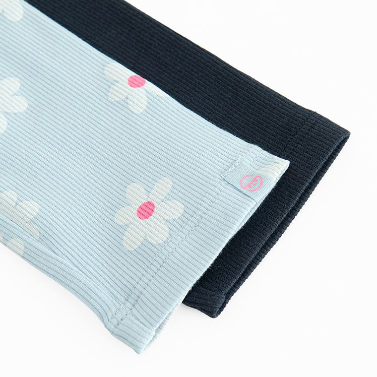 Cool Club, Legginsy dziewczęce, prążkowane, mix, zestaw, 2 szt.