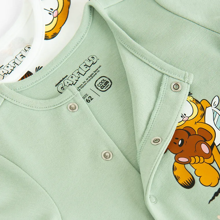 Cool Club, Pajac chłopięcy, mix, zestaw, 2 szt., Garfield