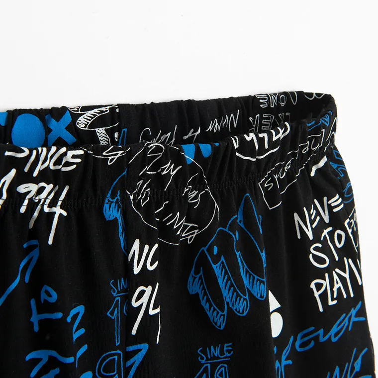 Cool Club, Piżama chłopięca, czarna, Playstation