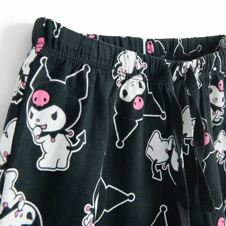 Cool Club, Piżama dziewczęca, czarna, Kuromi