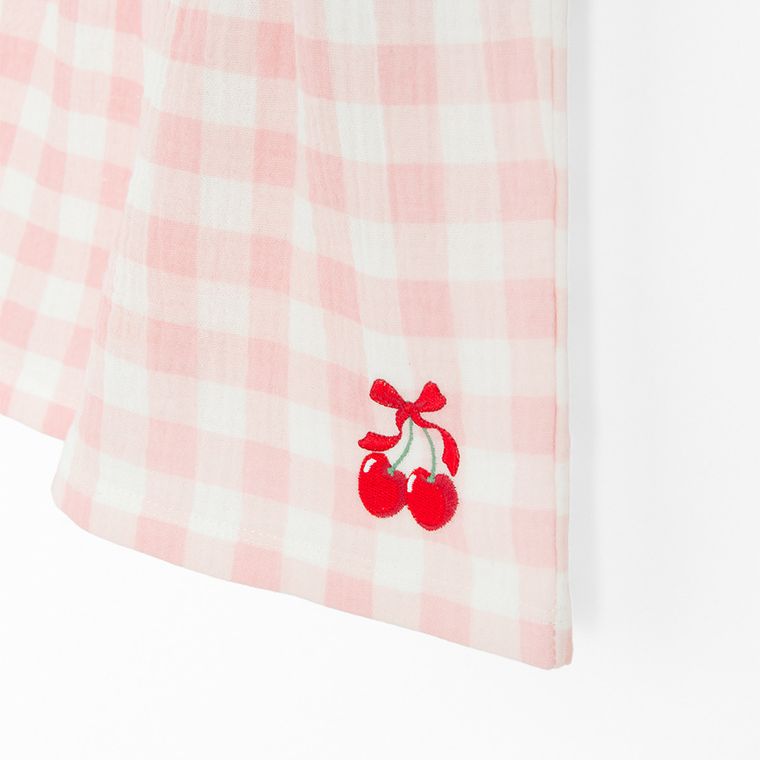 Cool Club, Piżama dziewczęca, muślinowa, biało-różowa