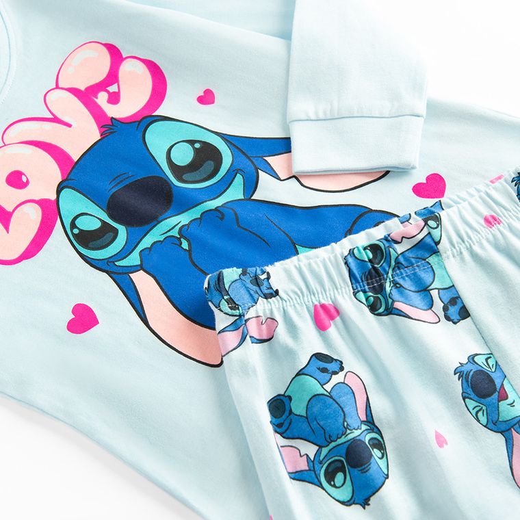 Cool Club, Piżama dziewczęca, niebieska, Lilo i Stitch