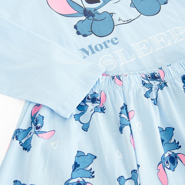 Cool Club, Piżama dziewczęca, niebieska, Lilo i Stitch