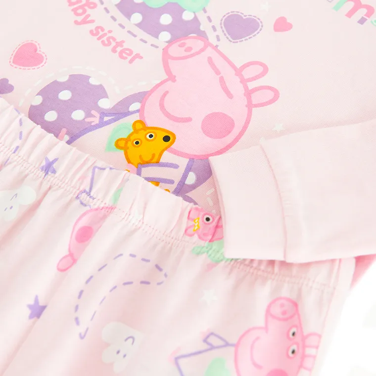 Cool Club, Piżama dziewczęca, różowa, Świnka Peppa