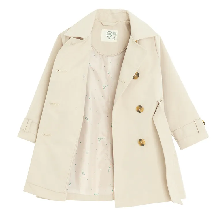 Cool Club, Płaszcz dziewczęcy, beżowy