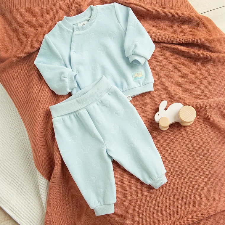 Cool Club, Półśpiochy chłopięce, welurowe, niebieskie, Klub przyjaciół Myszki Mickey