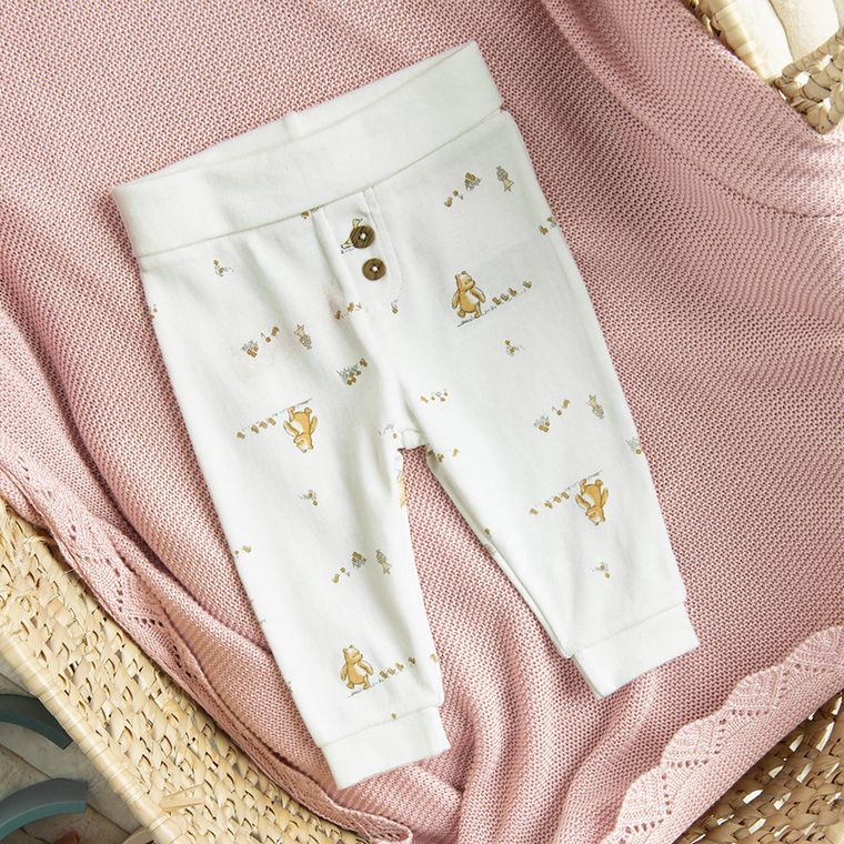 Cool Club, Półspiochy dziewczęce, białe, Kubuś Puchatek, zestaw, 2 szt.