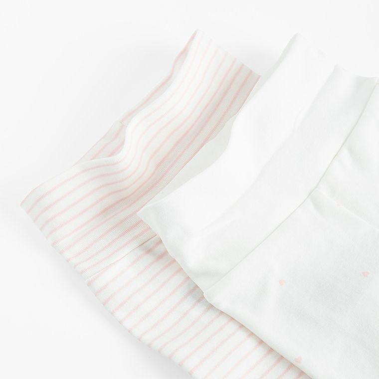 Cool Club, Półśpiochy dziewczęce, białe, zestaw, 2 szt.