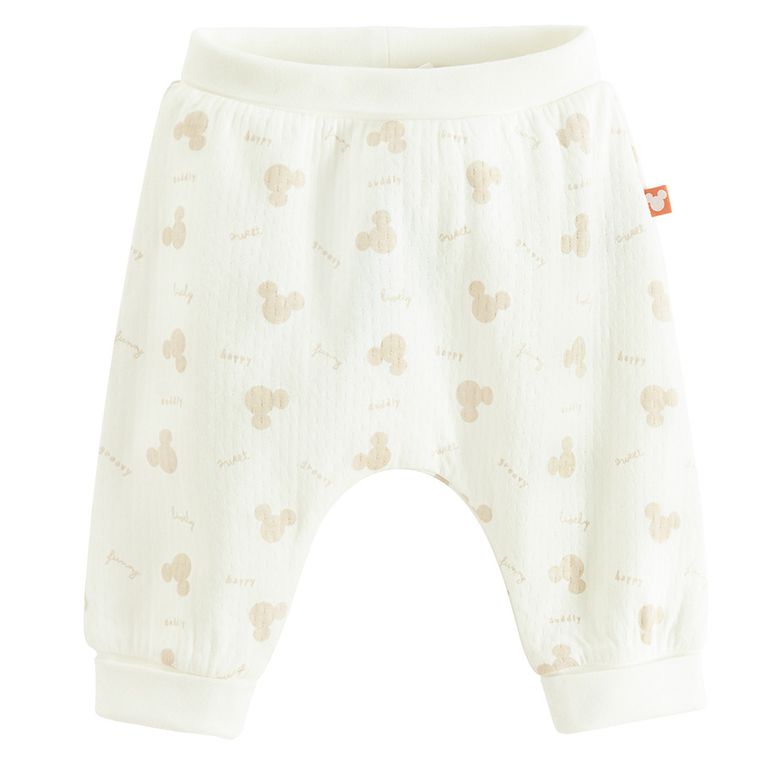 Cool Club, Półśpiochy dziewczęce, ecru, Klub przyjaciół Myszki Mickey, zestaw, 2 szt.