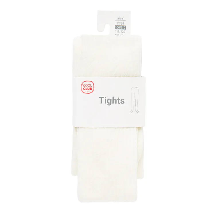 Cool Club, Rajstopy dziewczęce, białe