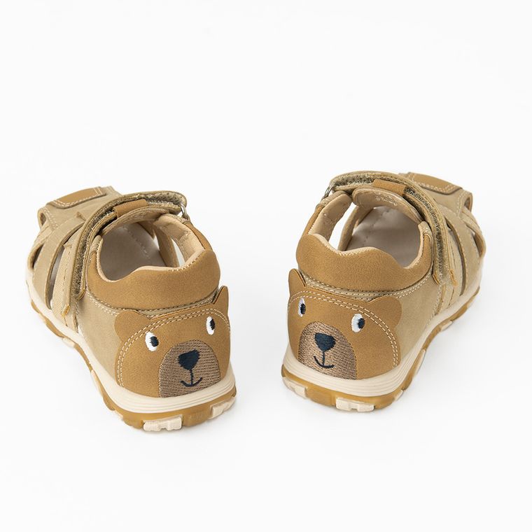 Cool Club, Sandały chłopięce, brązowe, Zdrowa Stopa