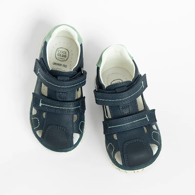 Cool Club, Sandały chłopięce, pachnące, granatowe, Zdrowa Stopa