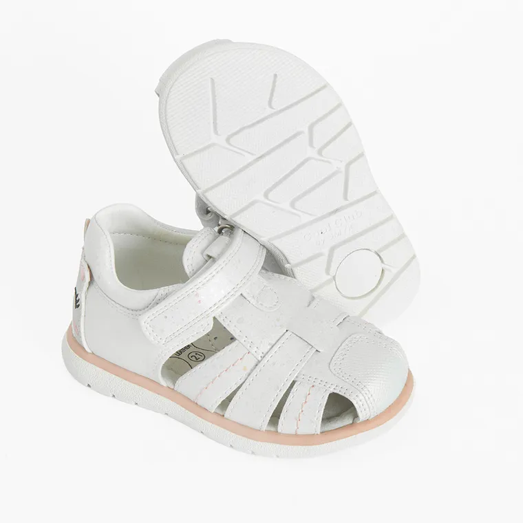 Cool Club, Sandały dziewczęce, pachnące, białe, Zdrowa Stopa