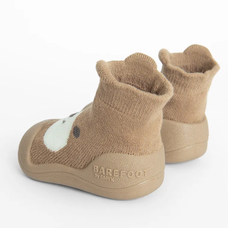 Cool Club, Skarpetobuty chłopięce, brązowe, podeszwa Barefoot