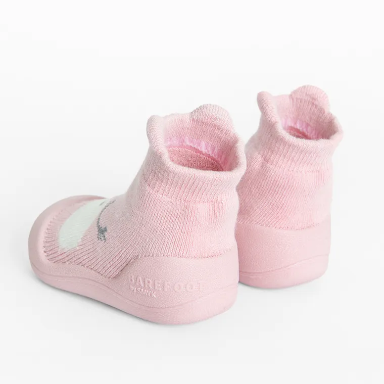 Cool Club, Skarpetobuty dziewczęce, różowe, podeszwa Barefoot