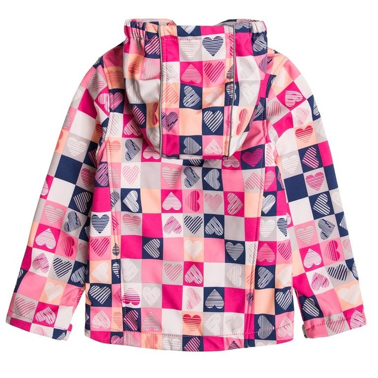 Cool Club, Softshell dziewczęcy, różowy, serca