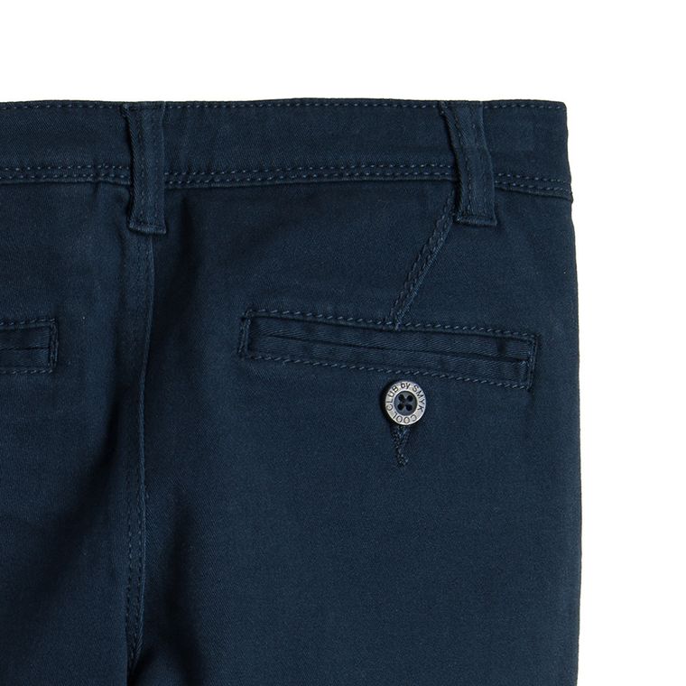 Cool Club, Spodnie chinosy chłopięce, granatowe