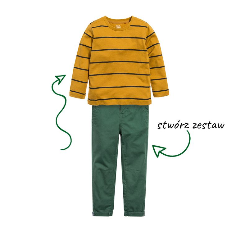 Cool Club, Spodnie chłopięce, zielone