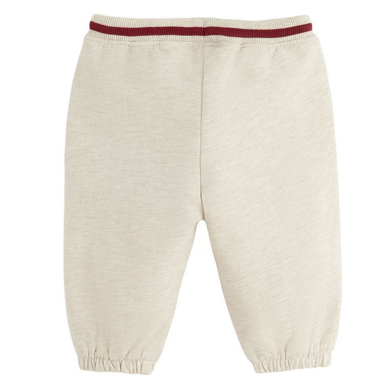 Cool Club, Spodnie dresowe chłopięce, beżowe, Harry Potter