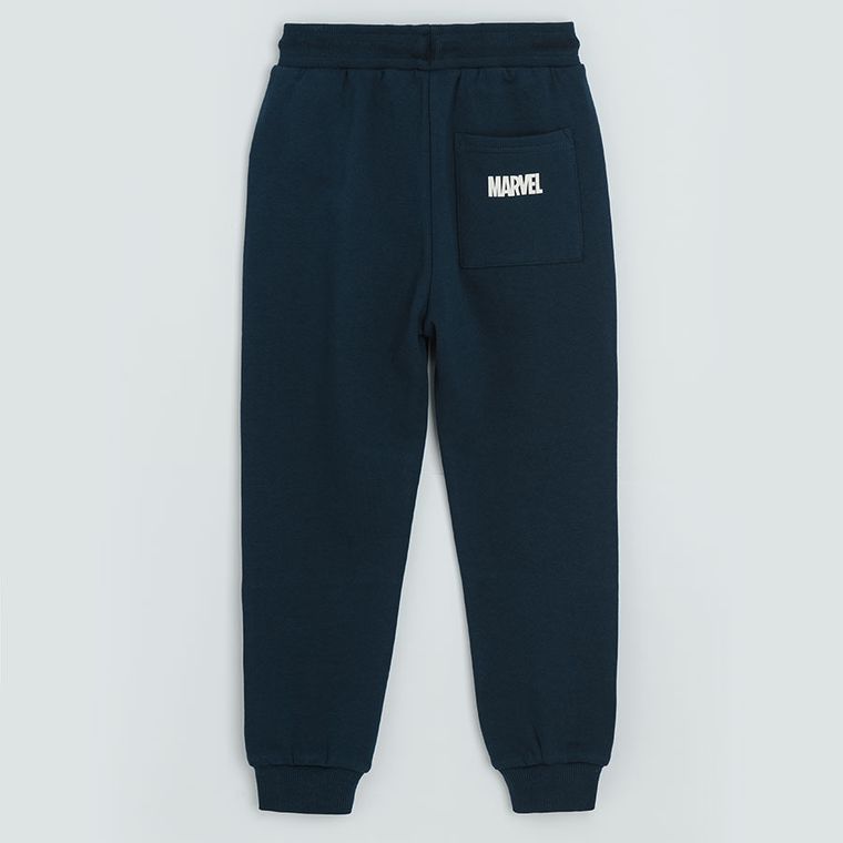 Cool Club, Spodnie dresowe chłopięce, granatowe, Marvel Super Heroes