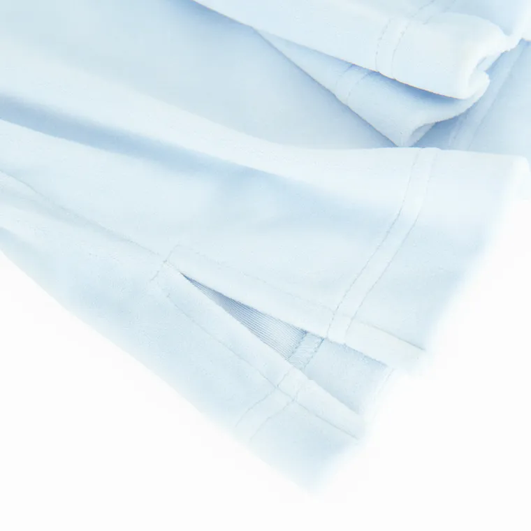 Cool Club, Spodnie dresowe dziewczęce, wide, welurowe, niebieskie