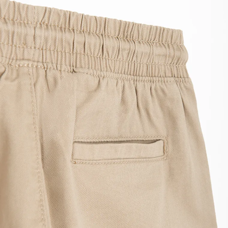 Cool Club, Spodnie materiałowe chłopięce, jogger, beżowe