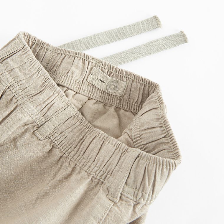 Cool Club, Spodnie materiałowe chłopięce, relaxed, beżowe