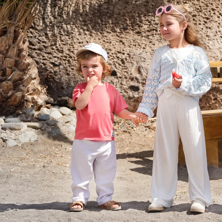 Cool Club, Spodnie materiałowe dziewczęce, białe