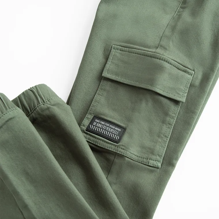 Cool Club, Spodnie materiałowe, jogger, khaki