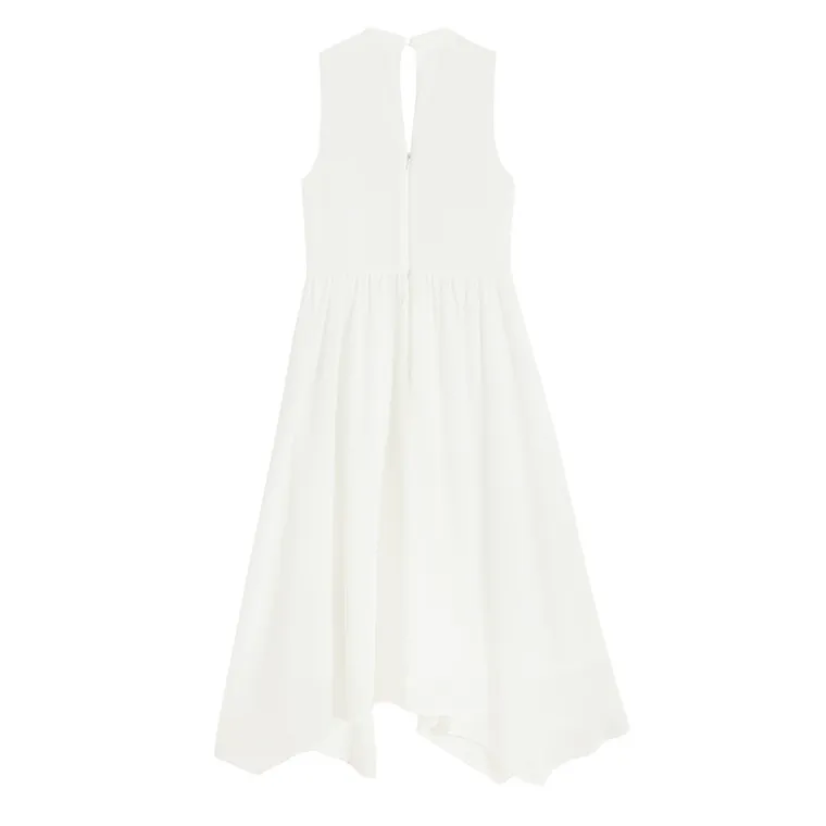 Cool Club, Sukienka dziewczęca bez rękawów, biała