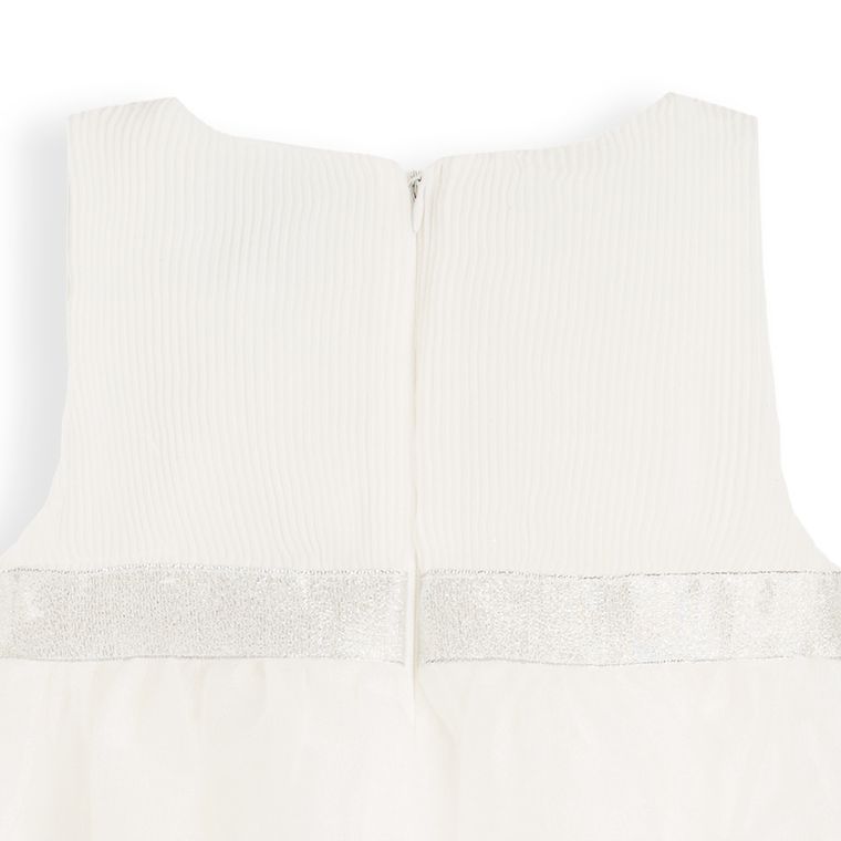 Cool Club, Sukienka dziewczęca bez rękawów, tiul i falbany