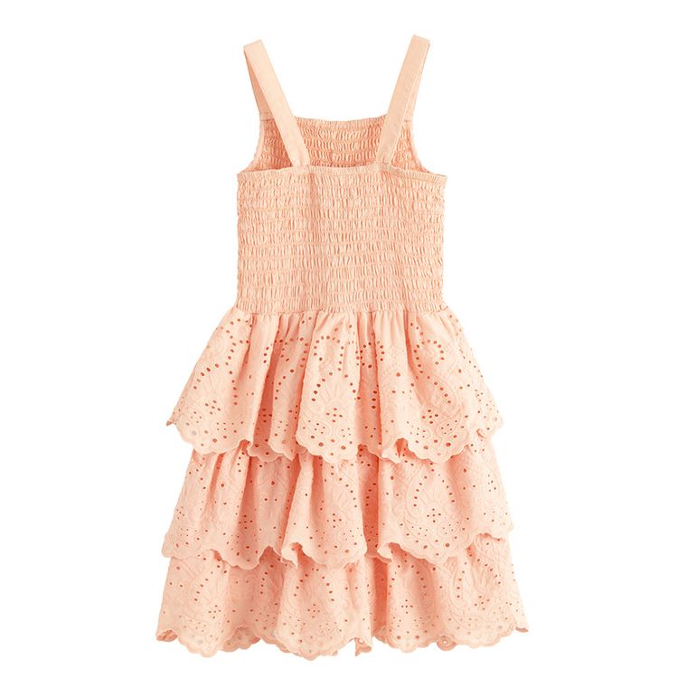 Cool Club, Sukienka dziewczęca na ramiączka, pomarańczowa