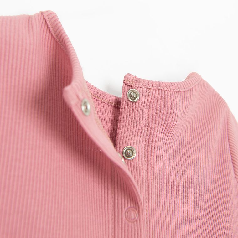 Cool Club, Sukienka dziewczęca z długim rękawem, różowa