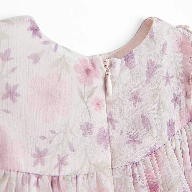 Cool Club, Sukienka dziewczęca z krótkim rękawem, fioletowa